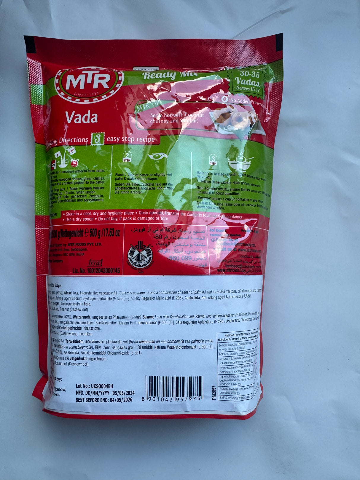 MTR Vada (Fritter Mix) 500gms