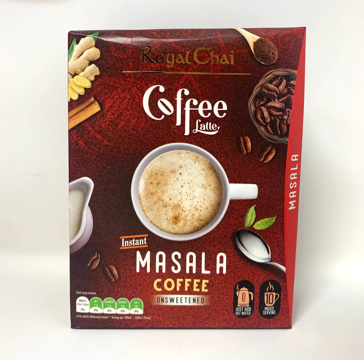 ROYAL MASALA COFFEE LATTE UnSweetened Kichri Store