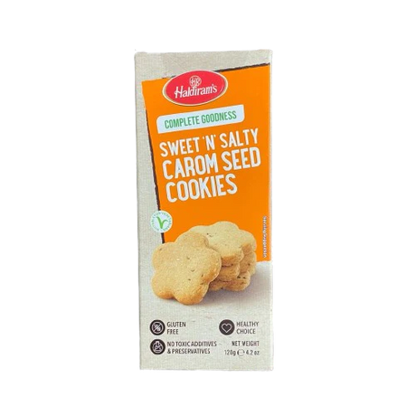 Haldiram Sweet And Salty Carom Seeds Cookies - 120G