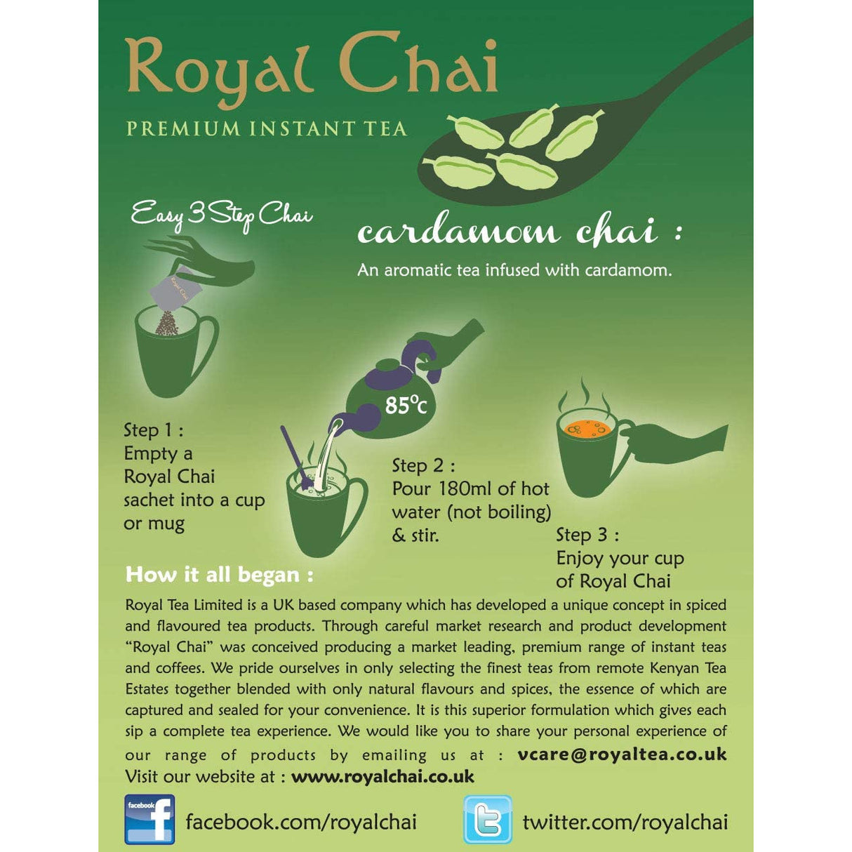 Royal Chai Elaichi Tea Sweetened 220g