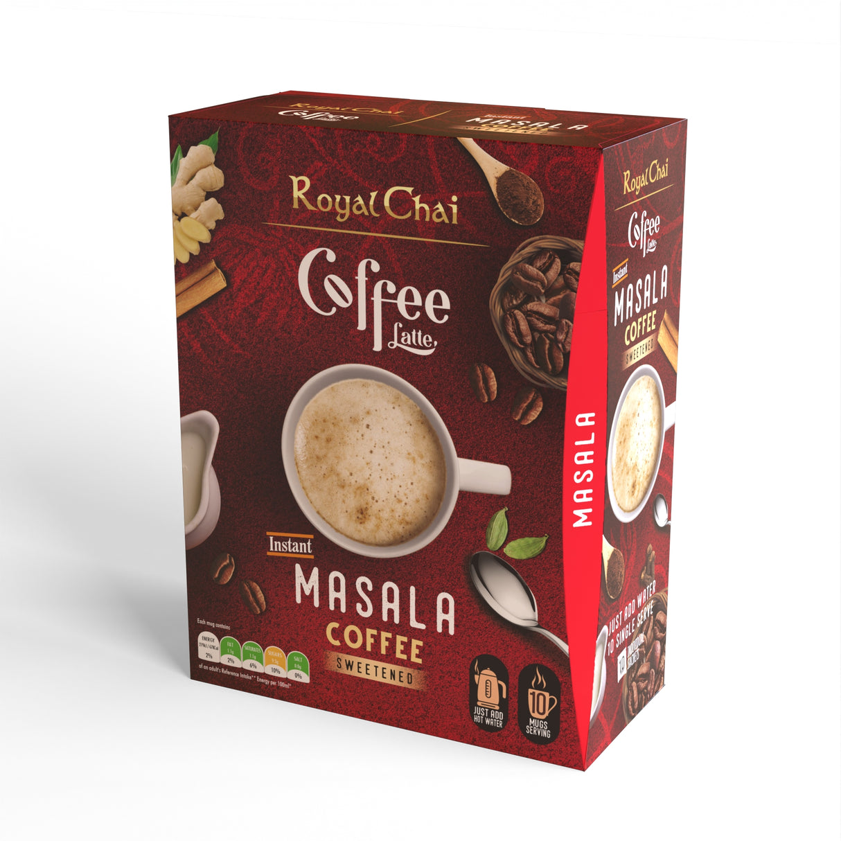 ROYAL MASALA COFFEE LATTE Sweetened