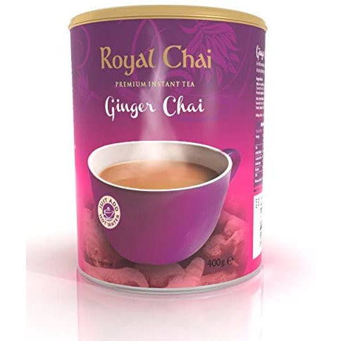 Royal Chai Ginger Chai Sweetened Tin 400g