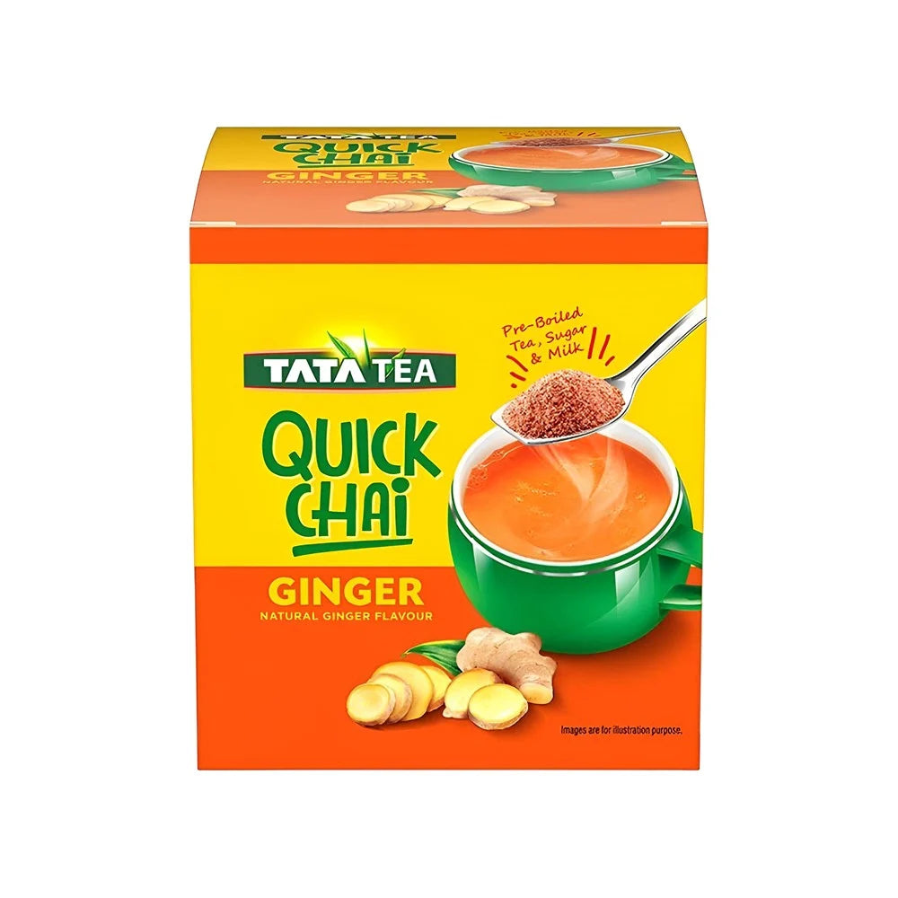 Tata Tea Quick Chai - Ginger [10 Sachets] – Kichri Store