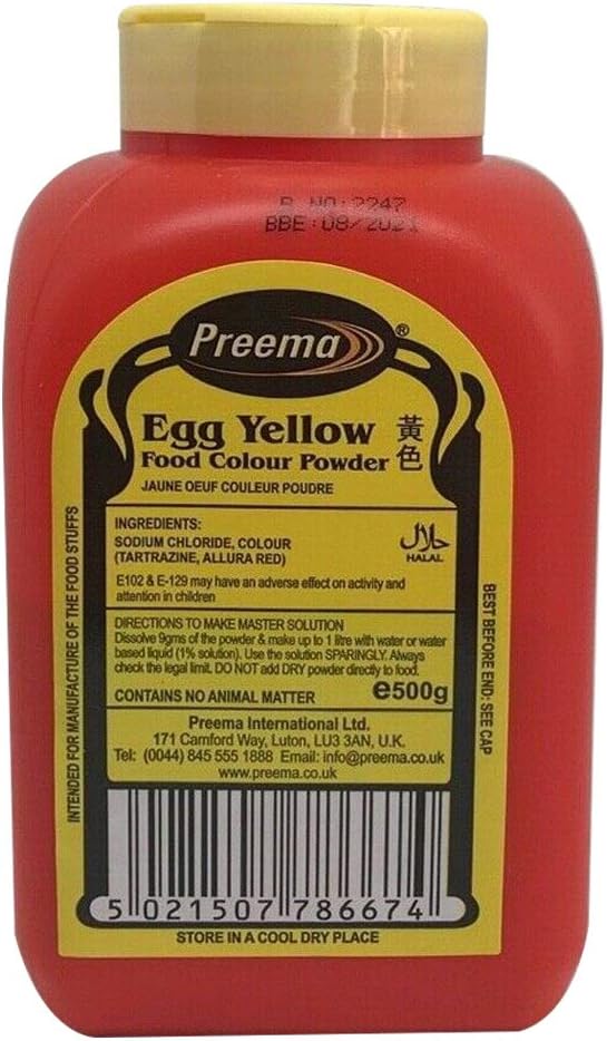 Egg Yellow Food Colour