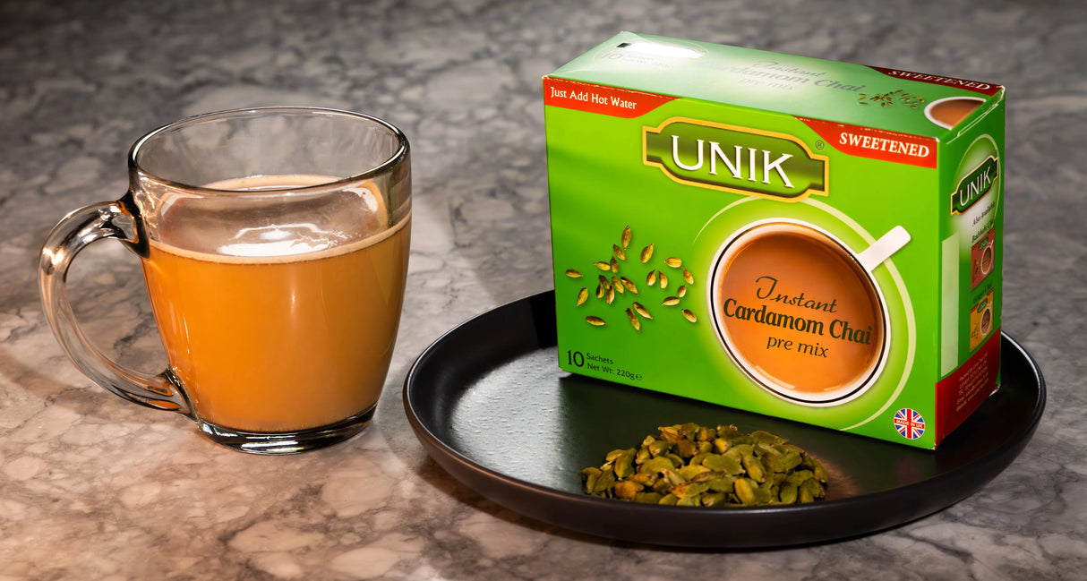 Unik Cardamom Tea Sweetened 220gms