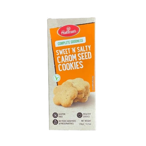 Haldiram Sweet And Salty Carom Seeds Cookies - 120G