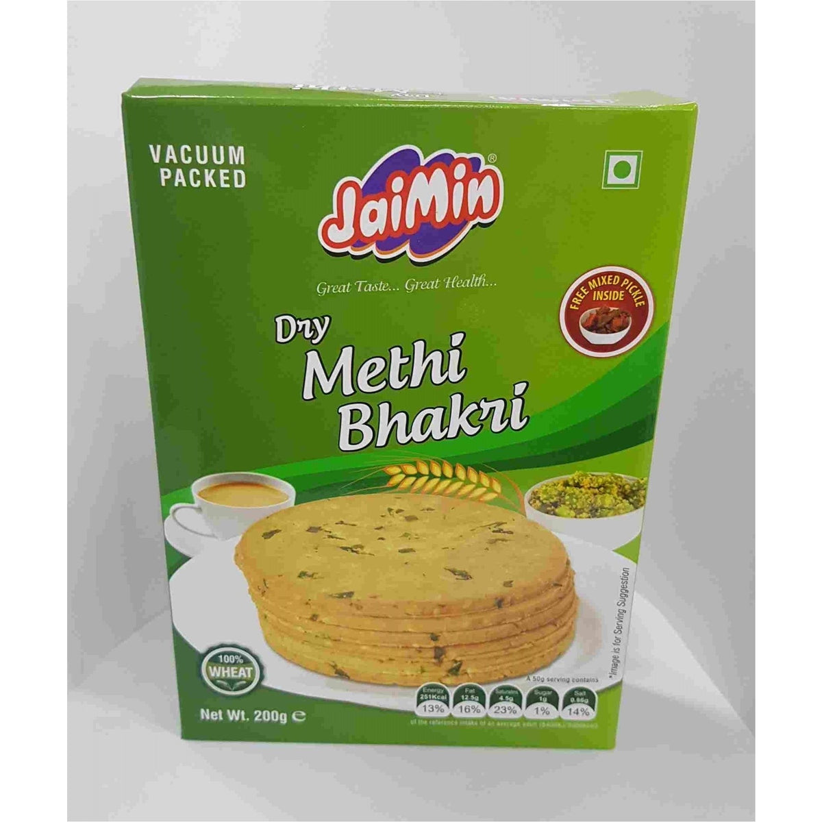 Jaimin SnacksDry Methi Bhakri jaimin snacks ukgujarati bhakri