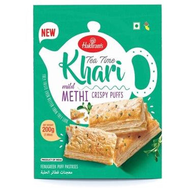 Haldiram's Khari Mild Methi Puffs 200g