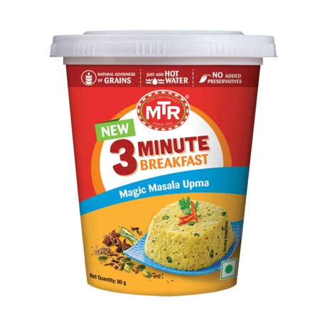 MTR 3 Minute Breakfast Magic Masala Upma Cup 80g