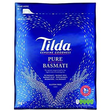 Tilda Pure Original Basmati Rice 5kg