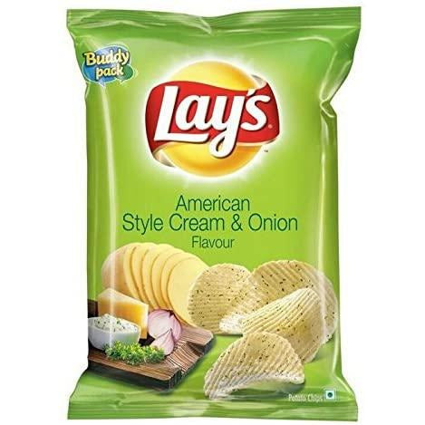 Lays American Style Sour Cream and Onion Crisps 52g