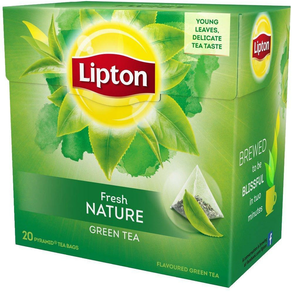 Lipton Green Tea Fresh Nature 20 Premium Tea Bags