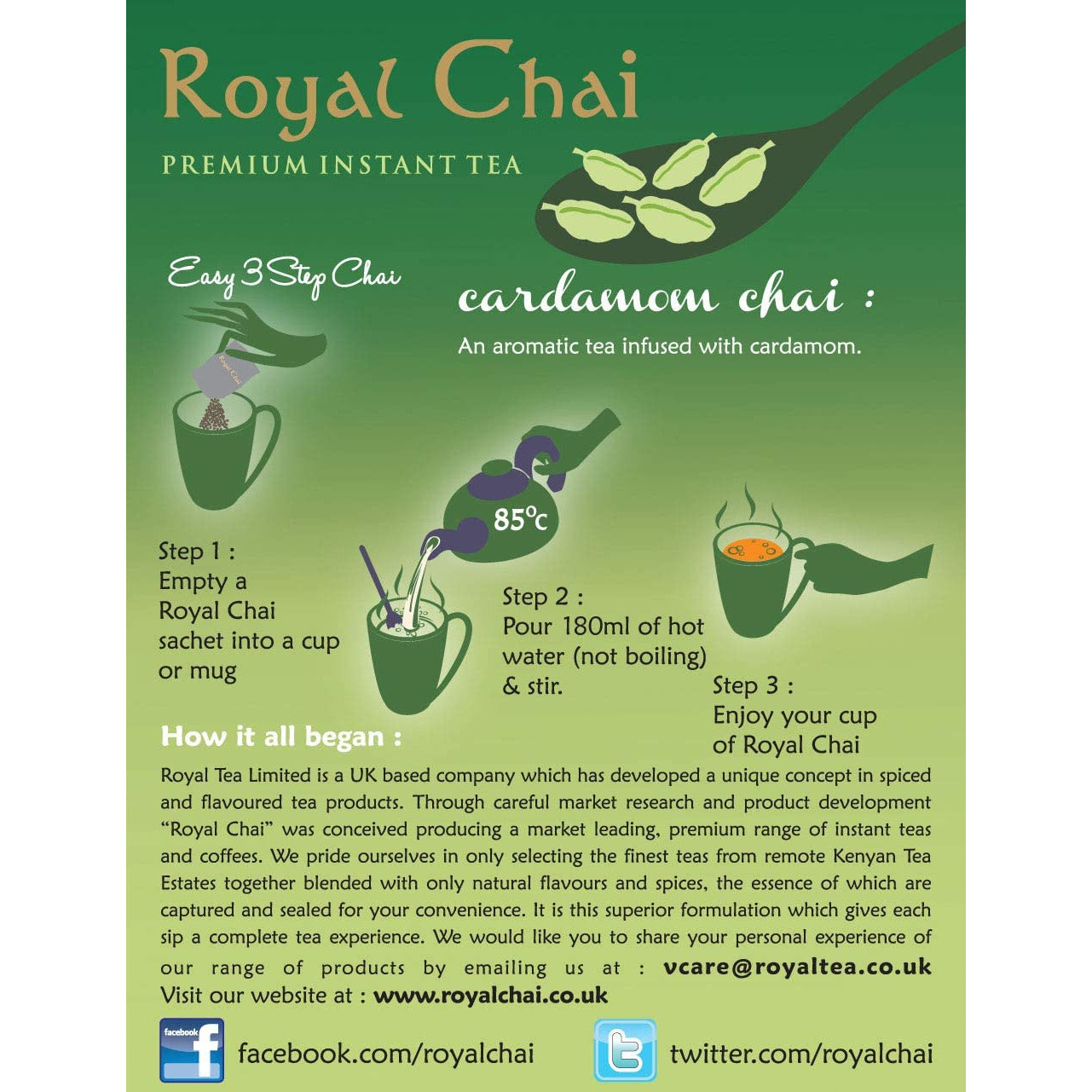 Royal Chai Elaichi Tea Sweetened 220g