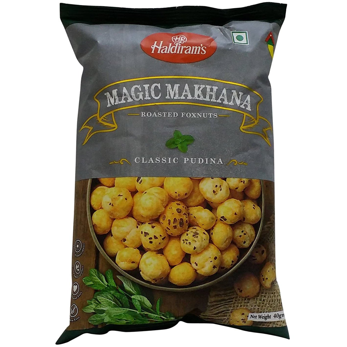 Haldiram's Magic Makhana Roasted Foxnuts Pudina 30g