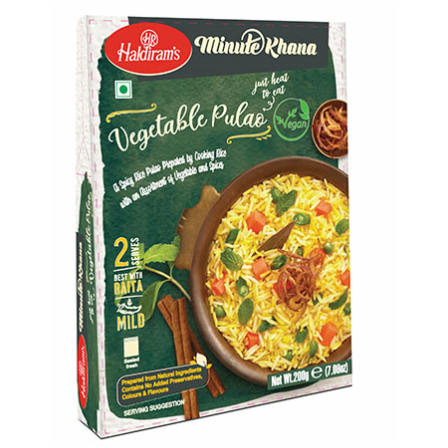 Haldiram's Minute Khana Vegetable Pulao-200g