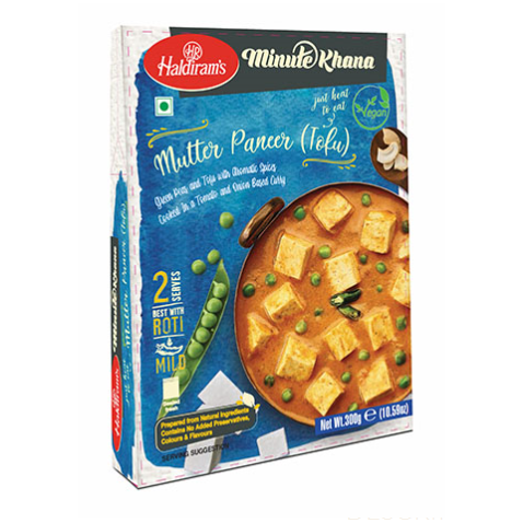 Haldiram's Mutter Paneer(Tofu), 300g