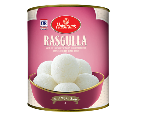 Haldiram Rashulla 1Kg Tin