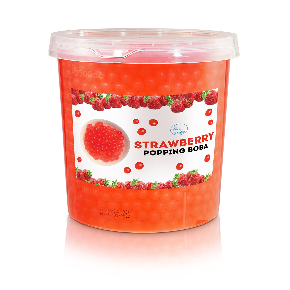 Tapori Bubble Popping Boba - Strawberry ( Catering Pack 3.5kg )