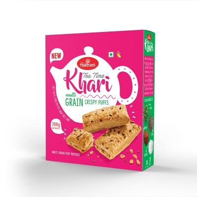 Haldiram Tea Time Khari Multi Grain (Crispy Puffs) 200g