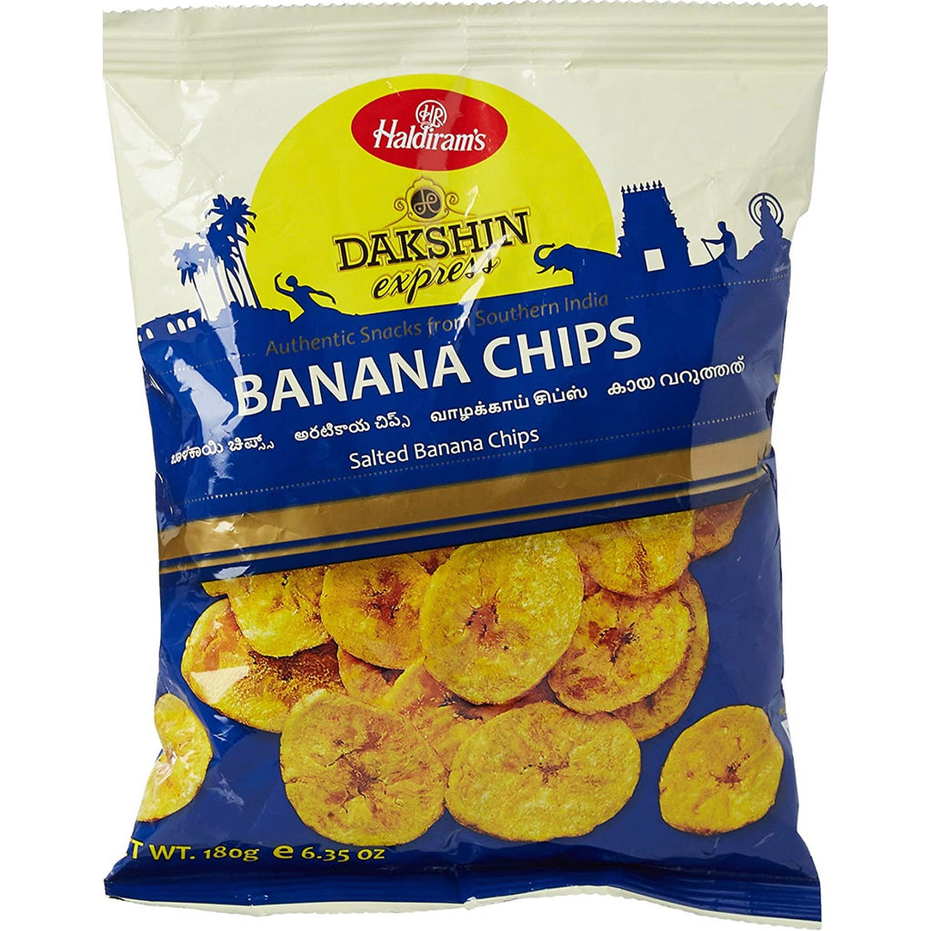 Haldiram's Dakshyn express  Yellow Banana Chips Salted 180g