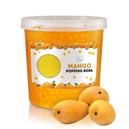 Tapori Bubble Popping Boba - Mango ( Catering Pack 3.5kg )