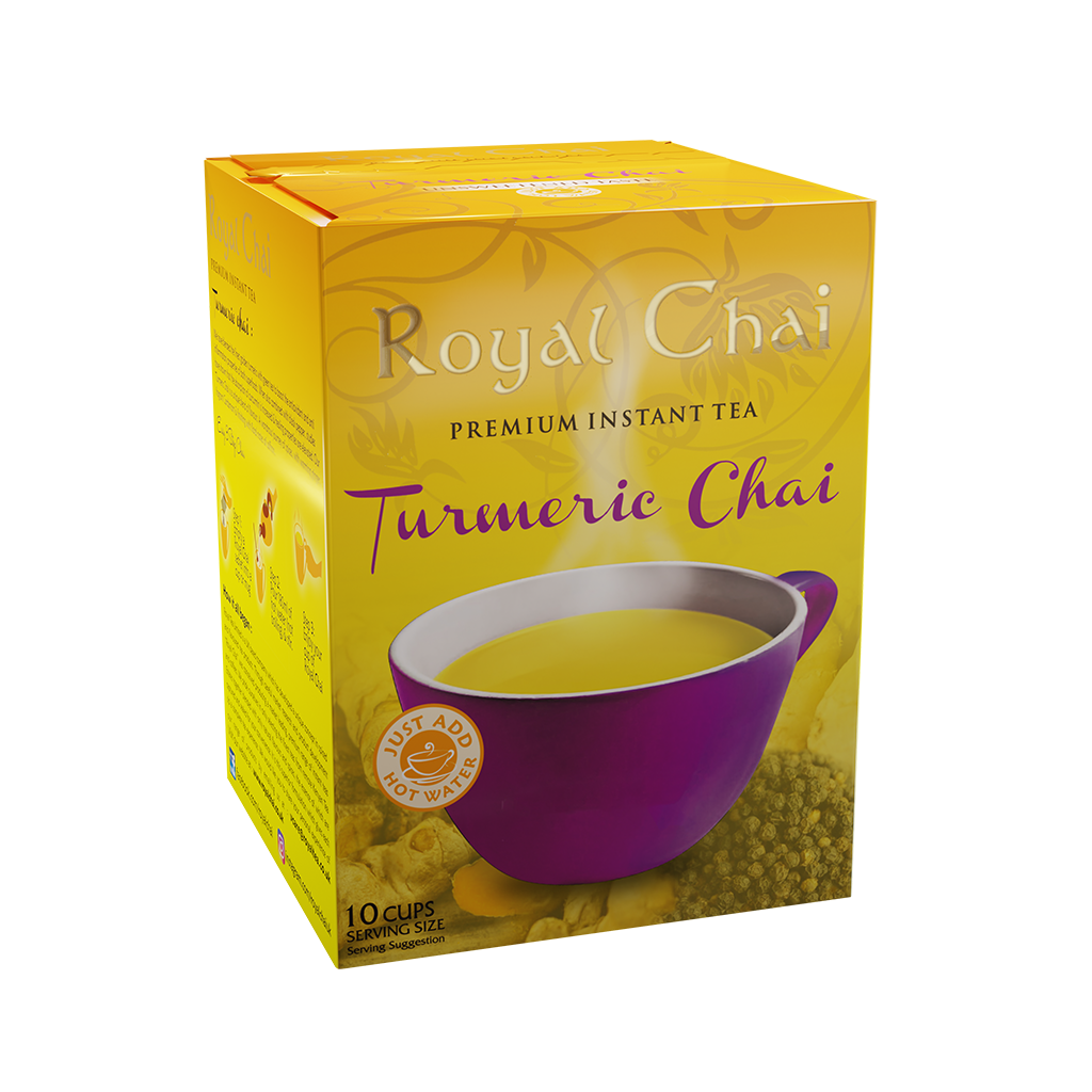 Royal Chai Turmeric Chai Unsweetened Instant Mix -140Gms